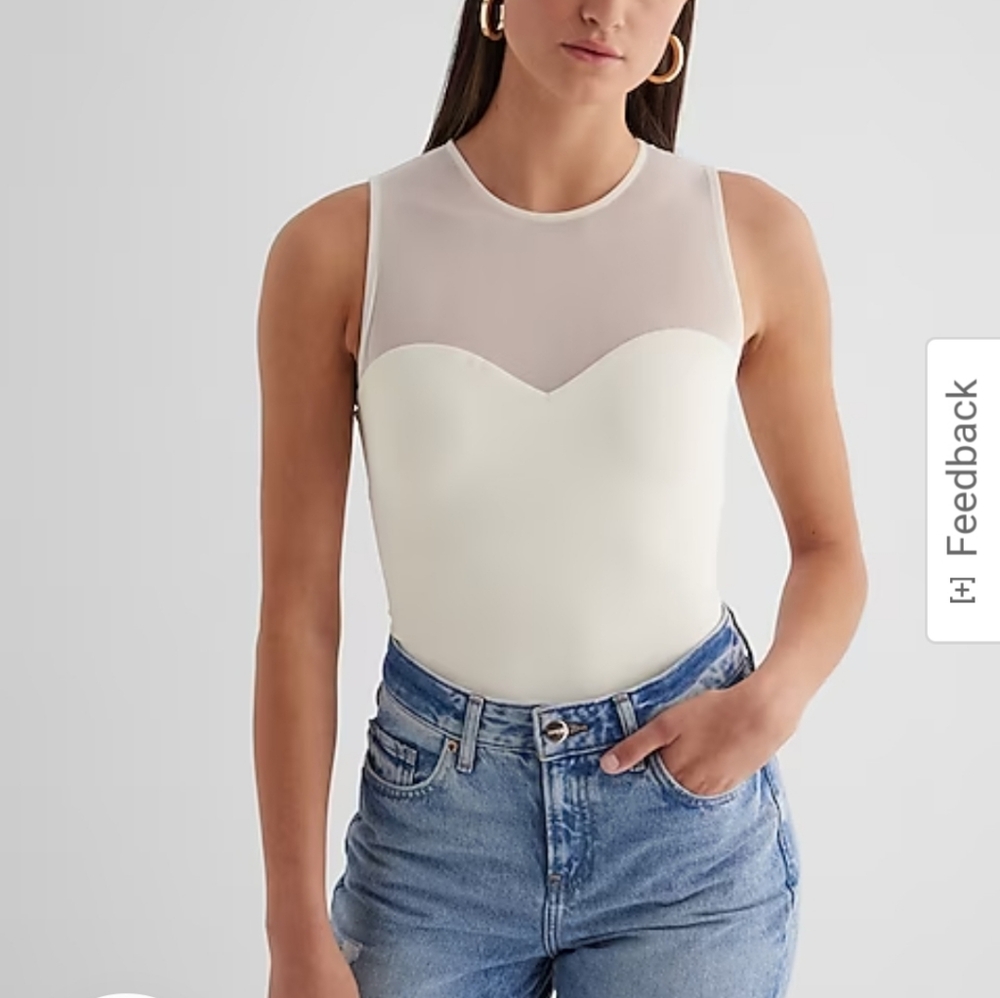 Express Illusion Neck Bodysuit